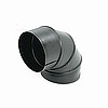 6" 90 Degree Elbow Snap-Lock, Sectioned, Adjustable